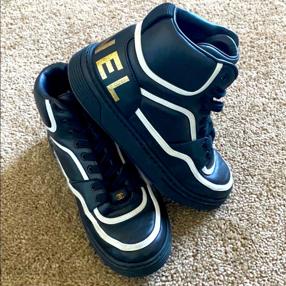High top CHANEL sneakers
